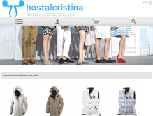 Tablet Screenshot of hostalcristina.es